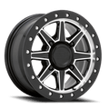 BLACK RHINO HARD ALLOYS - UTV BUWEB 14X7 4X110 G-BLK-MACH 36MM - 1470WEB364110F80