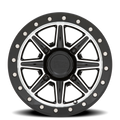 BLACK RHINO HARD ALLOYS - UTV BUWEB 14X7 4X110 G-BLK-MACH 36MM - 1470WEB364110F80