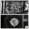 Xtune Honda Ridgeline 06-13 Crystal Headlights Black HD-JH-HRID06-AM-BK