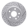 R1 11-16 Buick Regal Front Right Drilled & Slotted Geo-Carbon Rotor
