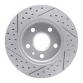 R1 11-16 Buick Regal Front Right Drilled & Slotted Geo-Carbon Rotor