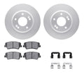 DFC 12-16 Hyundai Elantra GT Front Geospec Rotors with 5000 Advanced Brake Pads w/Hardware