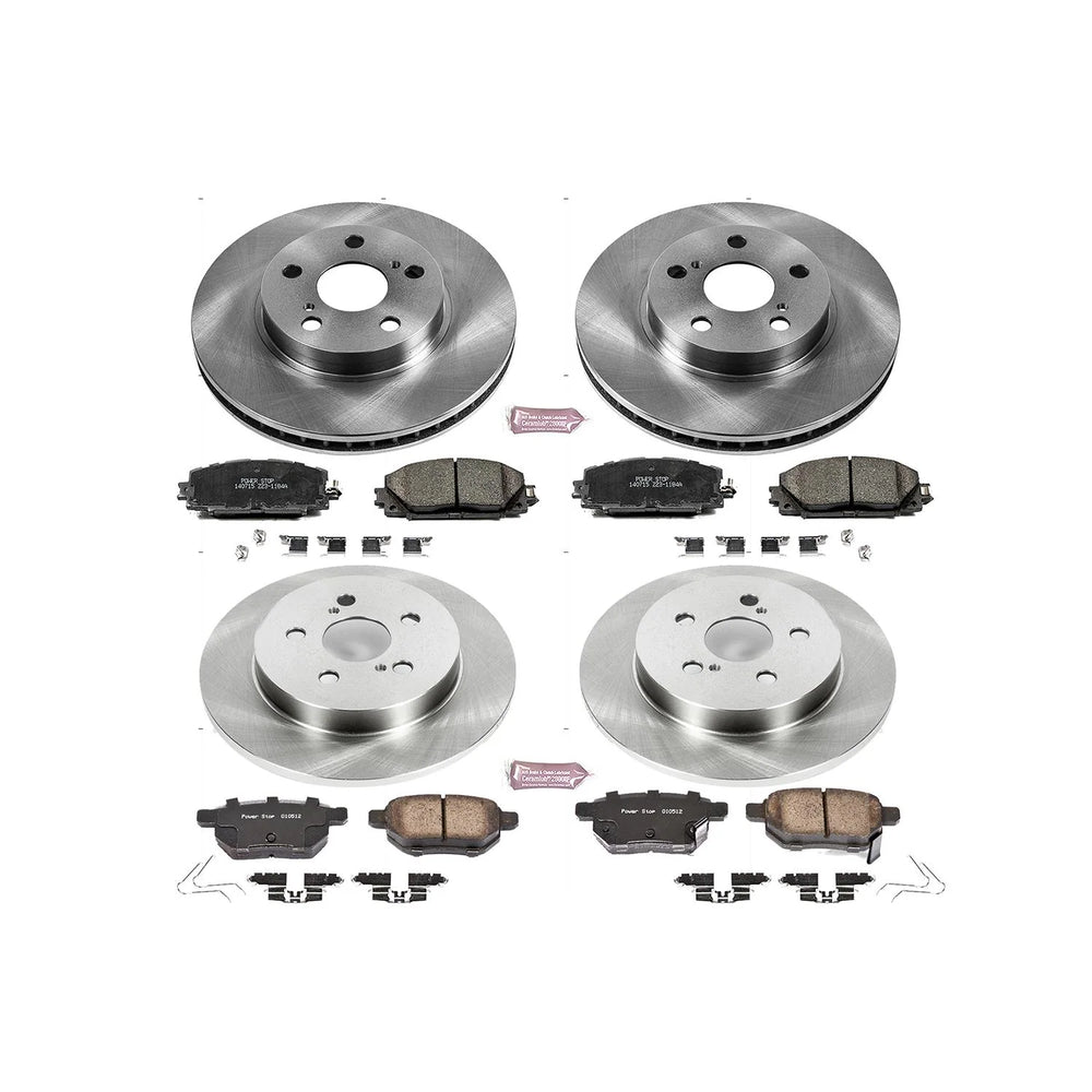 Power Stop 11-17 Lexus CT200h Front & Rear Autospecialty Brake Kit