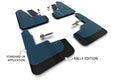 Rally Armor 21-25 Ford Mustang Mach-E/GT/Rally Black UR Mud Flap w/Dark Grey Logo