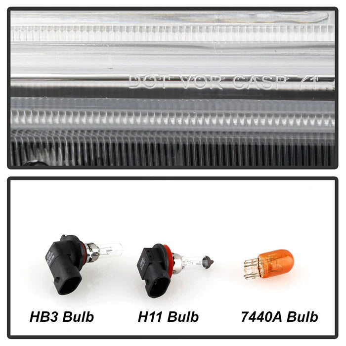 xTune 16-18 Honda Accord Driver Side Halogen Headlight - OE Left HD-JH-HA16-4D-H-OE-L