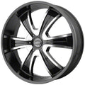 AR894 18X8 5X115/120 G-BLK MACH 15MM