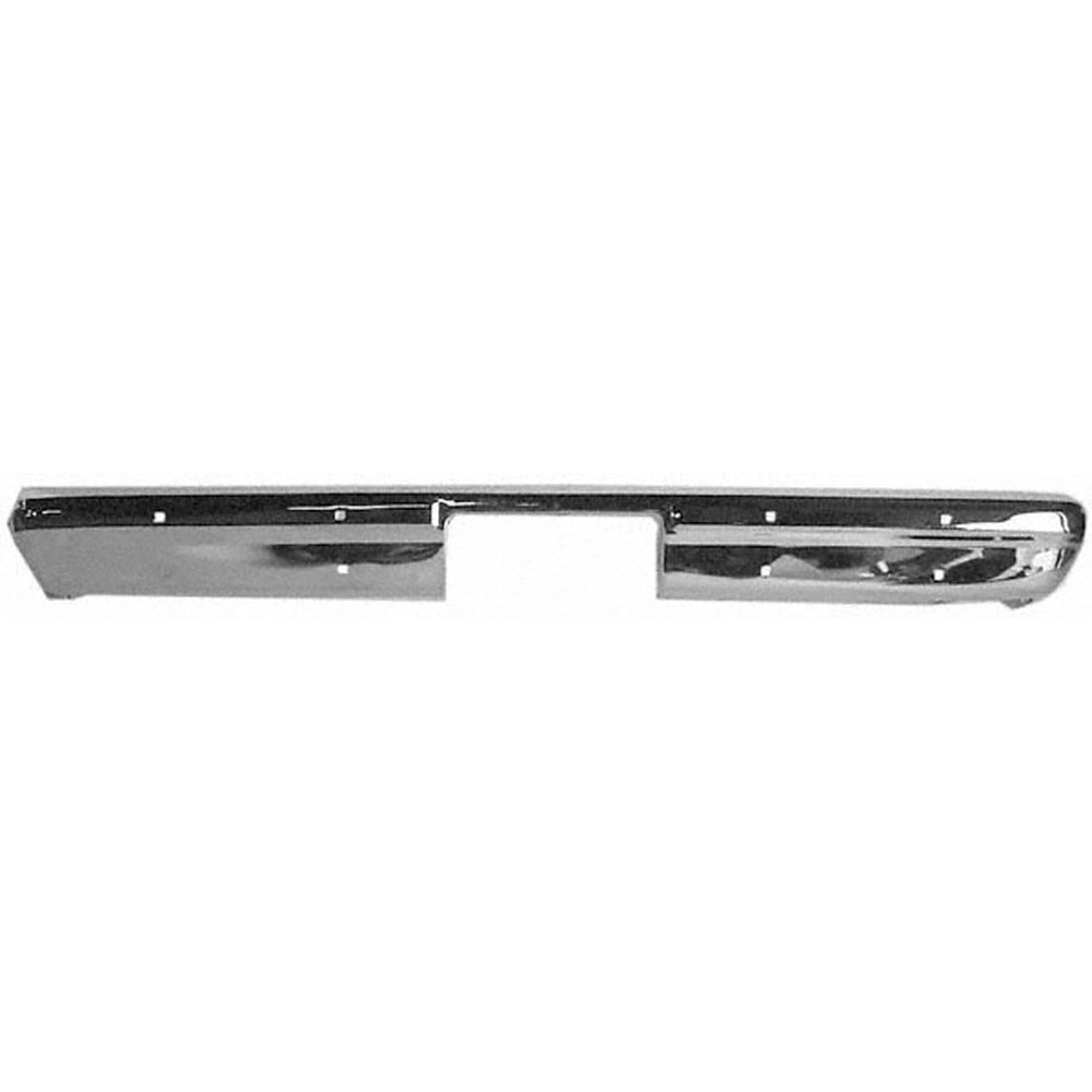 BUMPER; REAR; CHROME; WITHOUT PAD H