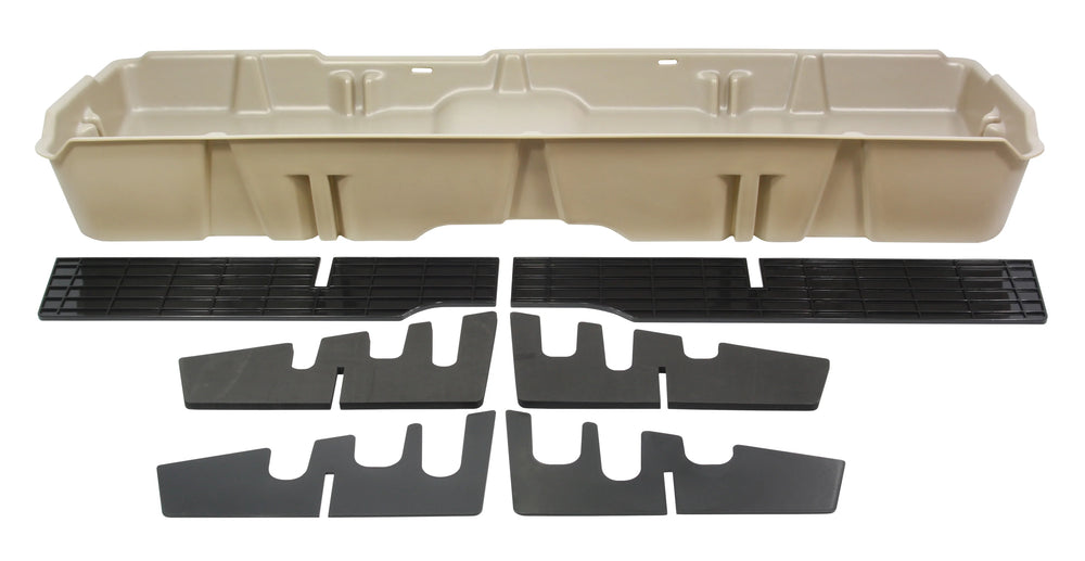 Cargo Carrier: 2007 Chevrolet Pick Up Fullsize 2007 GMC Pick Up Fullsize Crew Cab; Underseat Storage; dark gray