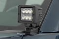 LED Light | Ditch Mount | 2" Chrome Pair | Wide Angle | Ford F-150 (15-24)
