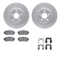 DFC 11-16 Subaru Impreza Front Geospec Rotors with 5000 Advanced Brake Pads w/Hardware