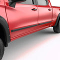 19C SILVERADO/SIERRA 1500 CREW CAB SIDE MOLDING W/ SMOOTH LOOK BLACK