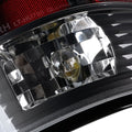 TAIL LIGHT WITH MATTE BLACK HOUSING AND CLEAR LENS
