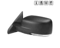 LEFT TOWING MIRROR POWER HEATED- BLACK
