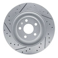 DFC 16-26 Polestar Polestar 2 Rear Left Drilled & Slotted Geoperformance Rotor