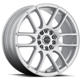 Aluminum Wheels 17x7.5 Mystique 141S Gloss Silver 40 Offset 4 on 100/4 on 108 Bolt Pattern 72.62 Bore Raceline