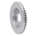 R1 Concepts Brake Rotor Drilled and Slotted Silver Fits Ford Expedition