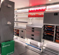 VAN SHELVING LH END PANEL LOW ROOF