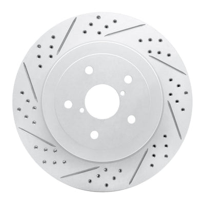 DFC 05-07 Subaru Impreza Rear Left Drilled & Slotted Geoperformance Rotor