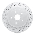 DFC 05-07 Subaru Impreza Rear Left Drilled & Slotted Geoperformance Rotor