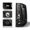 Winjet black tail light