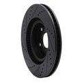 R1 99-03 Renault SCENIC (Mexico) Front Right Drilled & Slotted Black Brake Rotor
