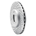 DFC 96-11 Chrysler Crossfire Front Left Drilled & Slotted Geoperformance Rotor