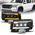 ANZO 1995-2001 Ford Explorer Crystal Headlights Chrome w/ Corner Lights 2pc