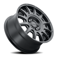 Raceline 401B Aero 15x7in / 5x114.3 BP / 15mm Offset / 72.62mm Bore - Satin Black Wheel