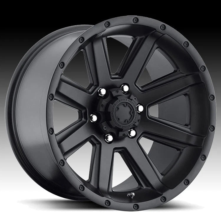 U12 195 CRUSHER SEMI GLOS BLAK|17 X 9
