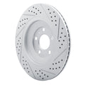 DFC 04-18 Audi A8 Rear Left Drilled & Slotted Geoperformance Rotor