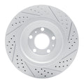 DFC 04-18 Audi A8 Rear Left Drilled & Slotted Geoperformance Rotor