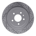 DFC 13-19 Cadillac ATS Rear Right Drilled & Slotted Geoperformance Rotor