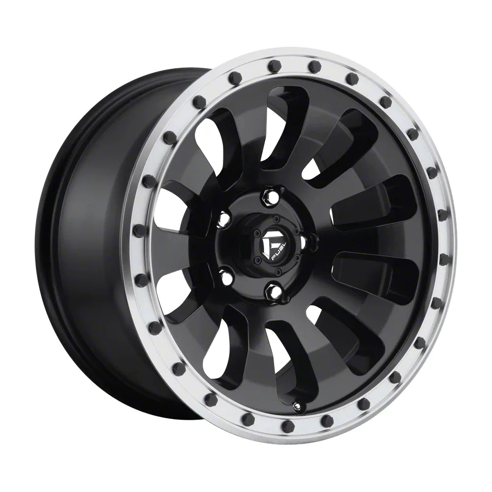 D629 17X9 5X5.0 MT-BLK-MBR -12MM