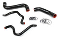 HPS Performance Black Reinforced Silicone Radiator + Heater Hose Kit for Subaru 2003 Impreza 2.5L Non Turbo Left Hand Drive