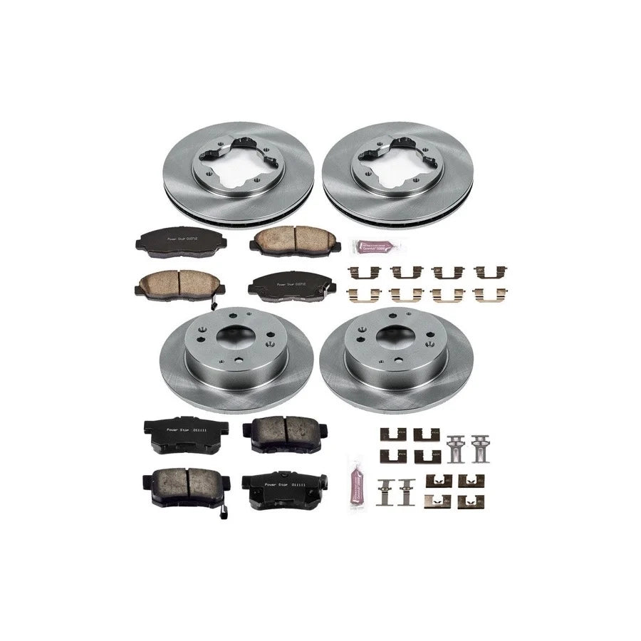 Power Stop 1997 Acura CL Front & Rear Autospecialty Brake Kit