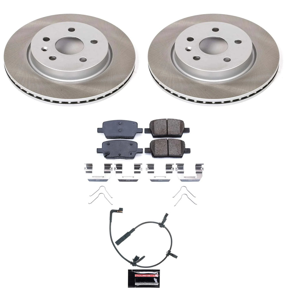 Power Stop 2020 Cadillac CT6 Rear Semi-Coated Rotor Kit
