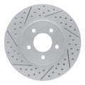 R1 05-12 Ford Escape Front Left Drilled & Slotted Geoperformance Rotor