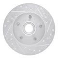DFC 95-97 Ford Ranger (USA/Canada) Front Right Drilled & Slotted Silver Brake Rotor