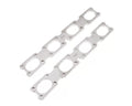 Stainless Works Chevrolet LT5 Flat Rectangular Port Header 304SS Exhaust Flanges 2in Primaries