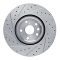DFC 11-25 Lexus IS300 Right Front Drilled & Slotted Silver Brake Rotor