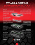 DISTRIBUTION BLOCK DUAL INPUT 4-WAY