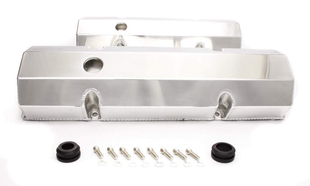 SBC Alum Fabricated Tall V/C Anodized