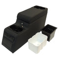 Locking Center Console 1987-1995 YJ Wrangler 4 Cup Holders A Cooler Insert and a Removable Storage Insert Gray RT Off Road