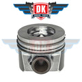 PISTON WITH RINGS