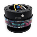 NRG Quick Release Gen 2.0 - Black Body/ Pink & Teal Checkered Ring