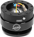 NRG Quick Release Gen 2.0 - Black Body/ Black Checkered Ring