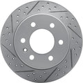 DFC 06-18 Dodge Sprinter 2500 Rear Left Drilled & Slotted Geoperformance Rotor