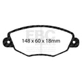 EBC 01-04 Jaguar X-Type 2.5 Yellowstuff Front Brake Pads