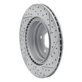 DFC 06-15 BMW 330xi Rear Left Drilled & Slotted Geoperformance Rotor