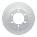 R1 00-07 Toyota TUNDRA Front Left Drilled & Slotted Black Brake Rotor